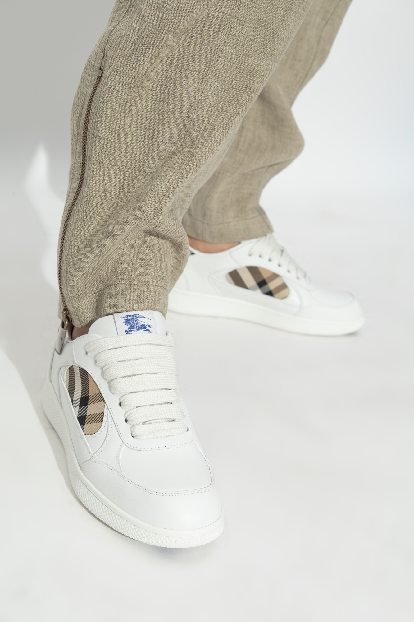 スニーカー Burberry White leather Terrace sneakers (8108654 A1464) Burberry Sneakers Terrace | Women's Shoes | Vitkac